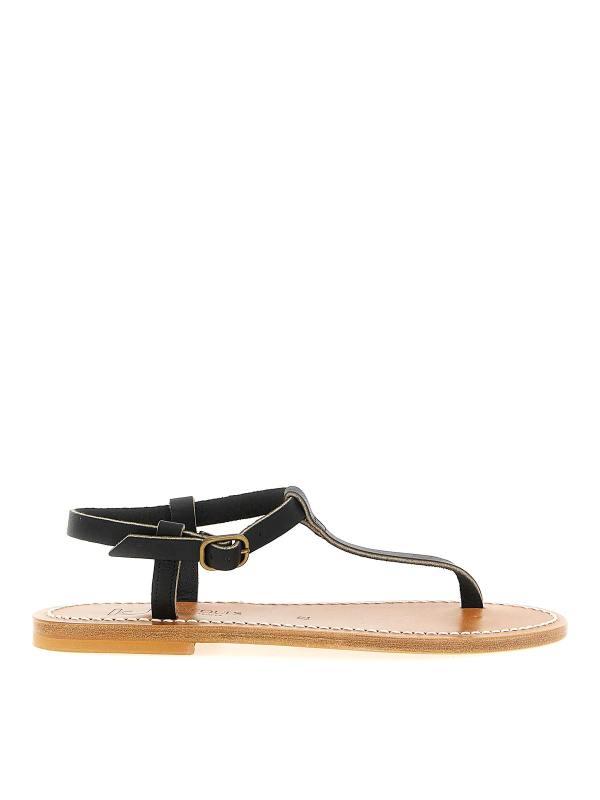 K Jacques St Tropez Sandales - Noir