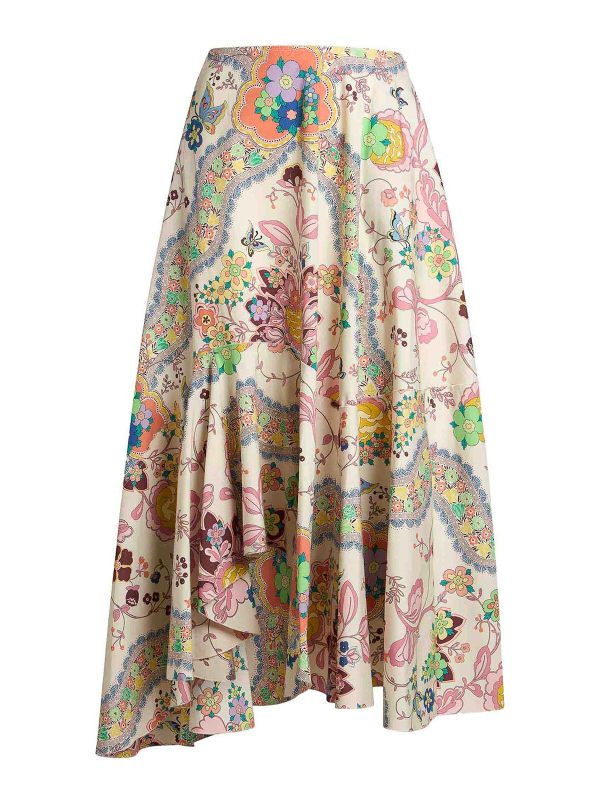 Etro Jupe Midi - Blanc