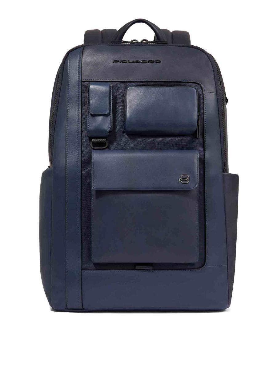 Piquadro Sac À Dos - Bleu
