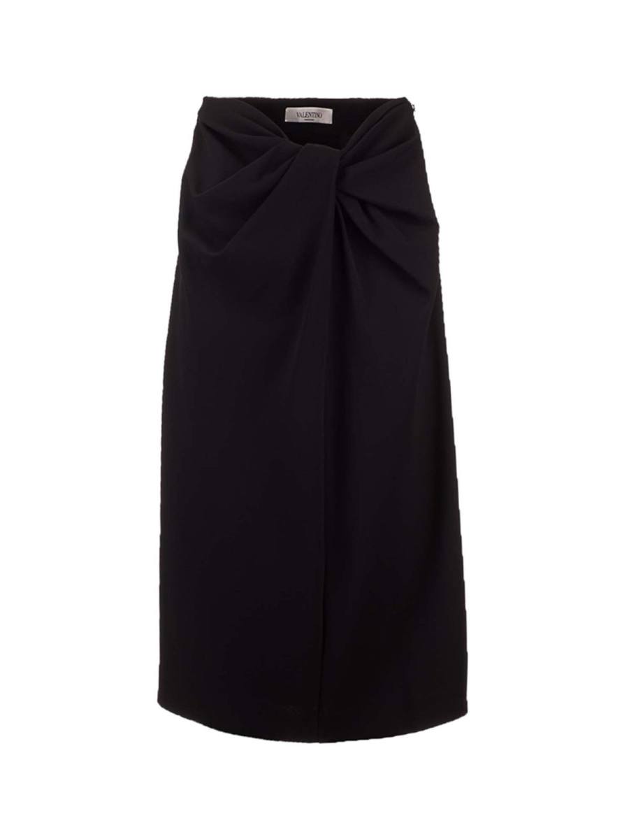 Valentino Garavani Jupe Midi - Noir
