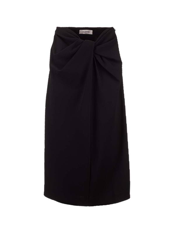 Valentino Garavani Jupe Midi - Noir