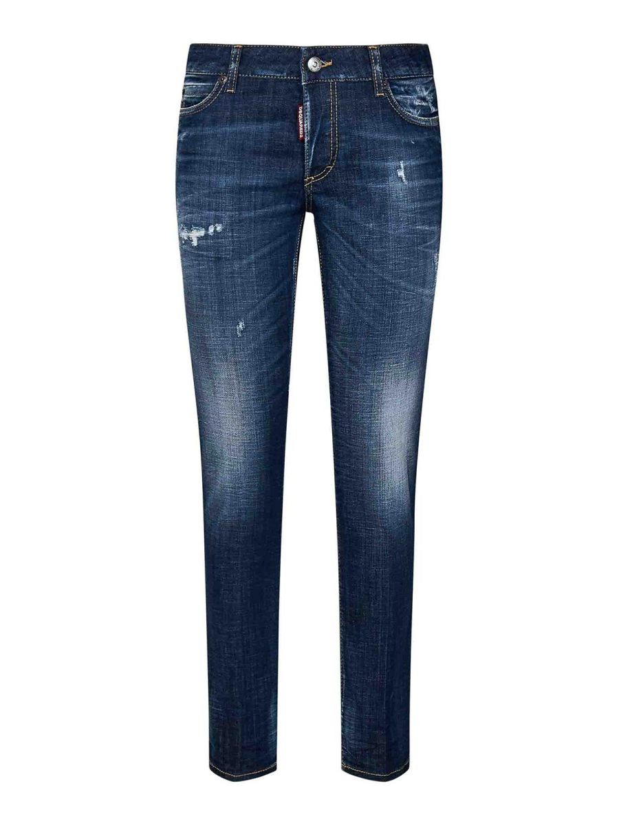Dsquared2 Jean Bootcut - Bleu