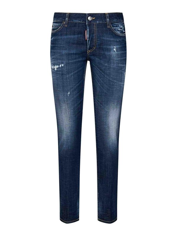 Dsquared2 Jean Bootcut - Bleu