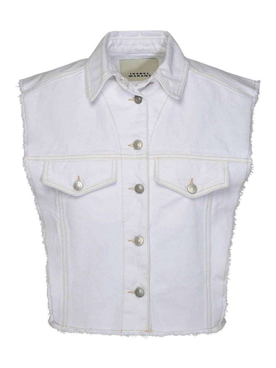 Isabel Marant Jean Bootcut - Blanc