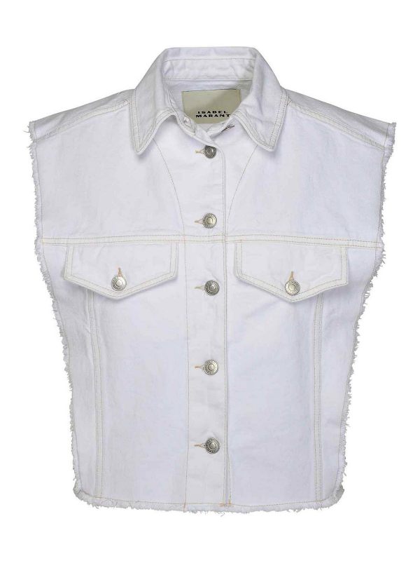 Isabel Marant Jean Bootcut - Blanc