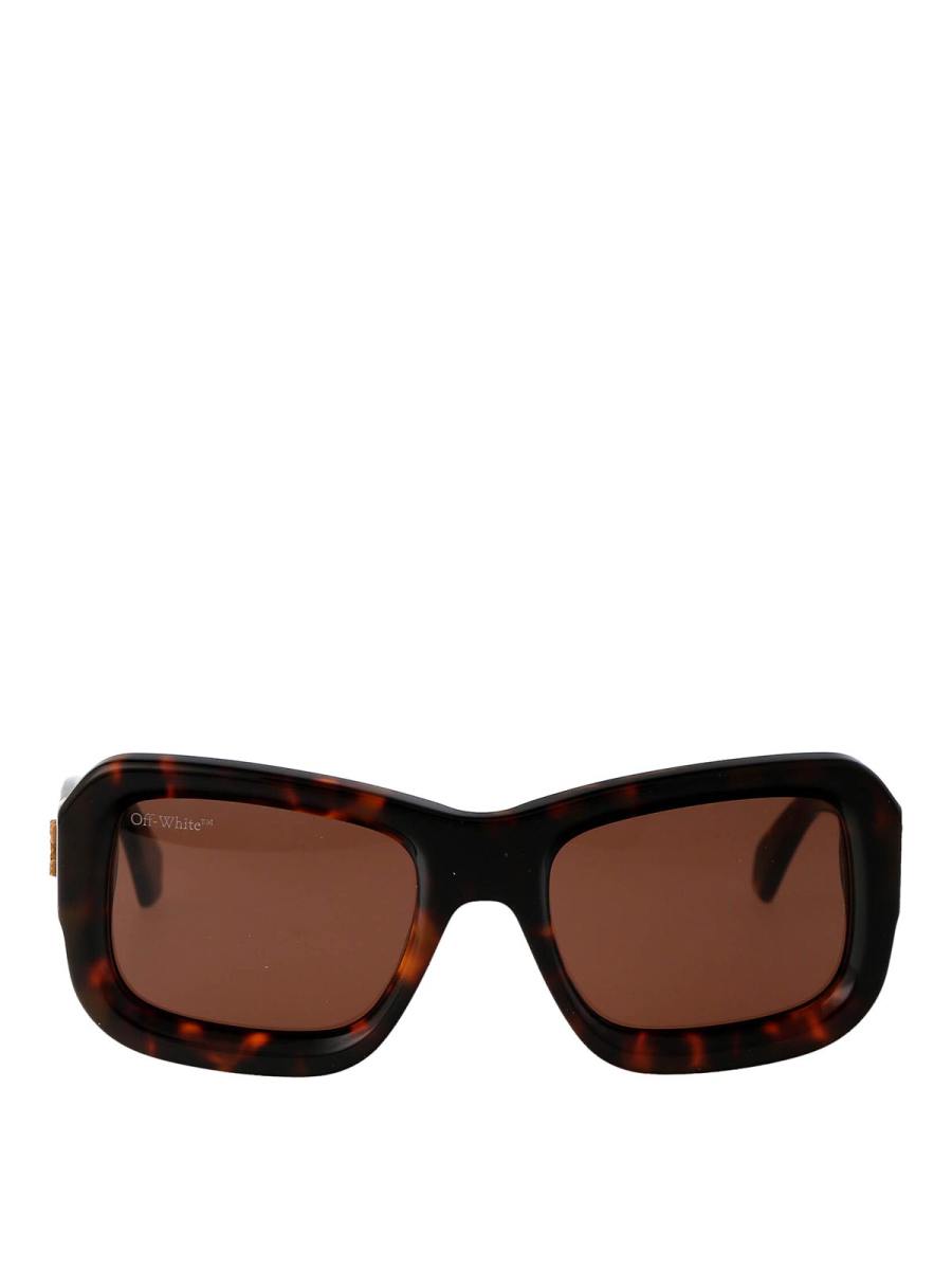 Off-White Lunettes De Soleil - Marron