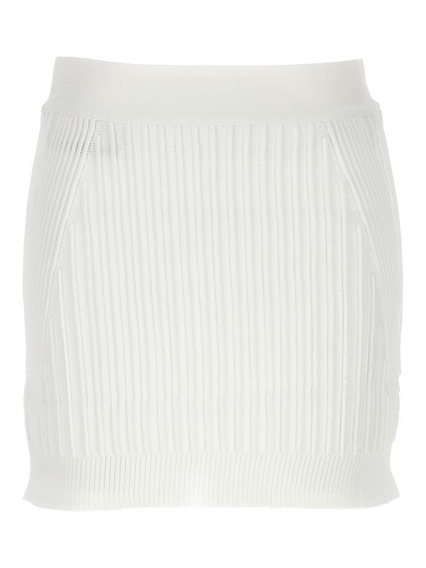 Herve Leger Jupe - Blanc
