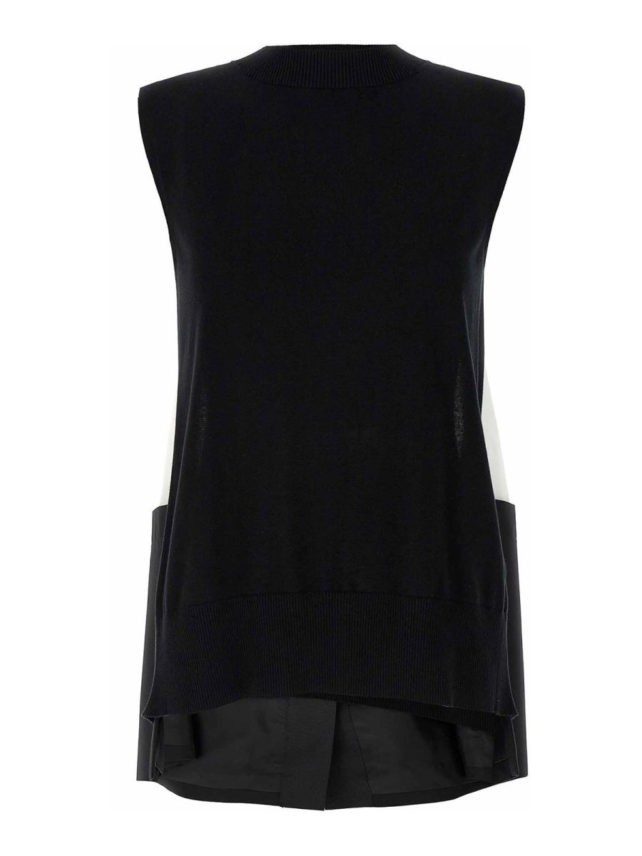 Sacai Gilet - Blanc