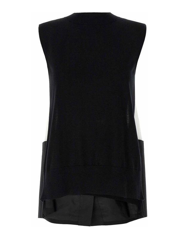 Sacai Gilet - Blanc