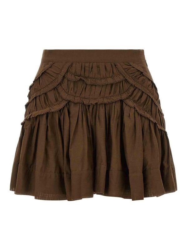 Isabel Marant Etoile Jupe Midi - Vert