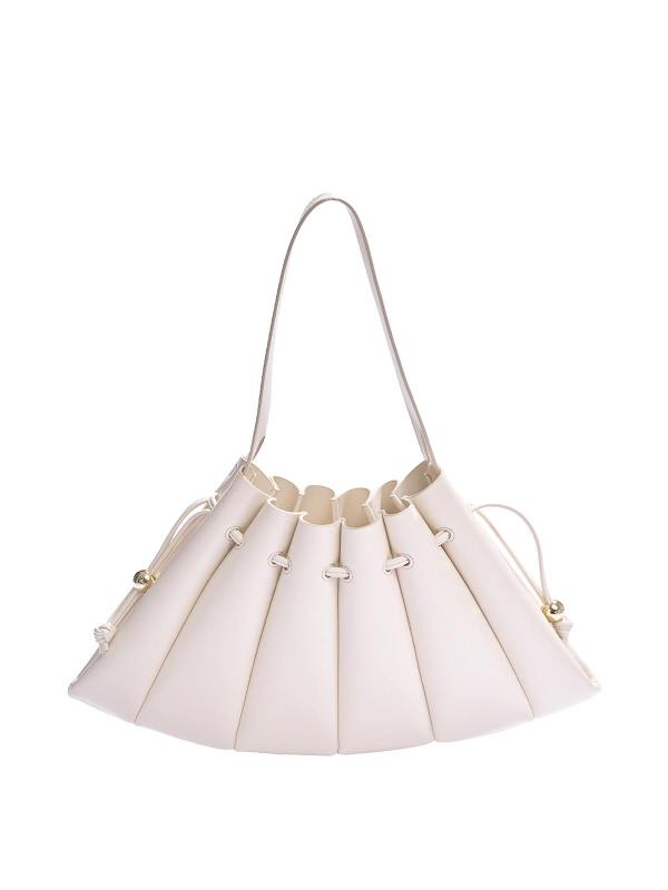 Themoirè Sac Bandoulière - Blanc