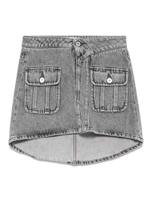 J. W. Anderson Jupe Midi - Gris