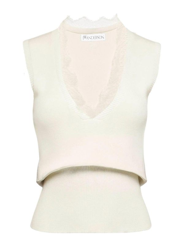 J. W. Anderson Gilet - Blanc