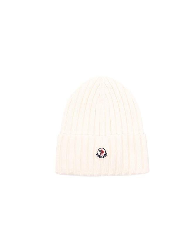 Moncler Bonnet - Blanc