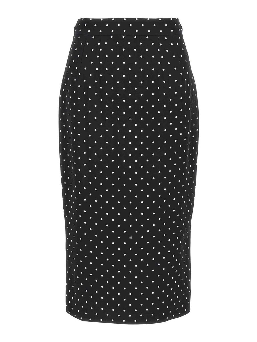 Dolce & Gabbana Jupe Midi - Blanc