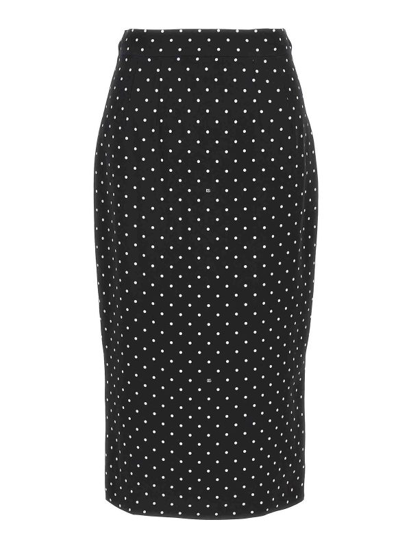 Dolce & Gabbana Jupe Midi - Blanc