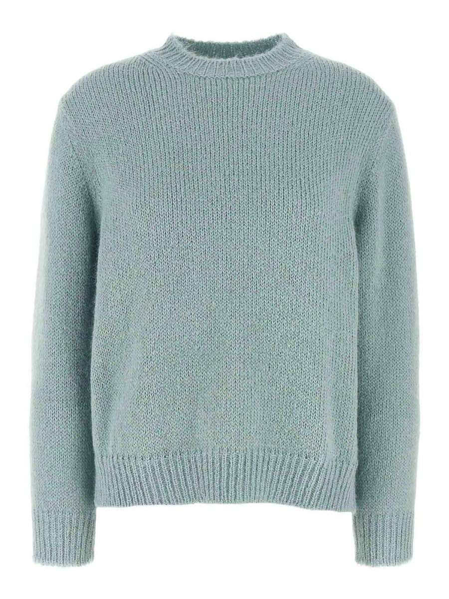 Jil Sander Pull Col Rond - Bleu Clair