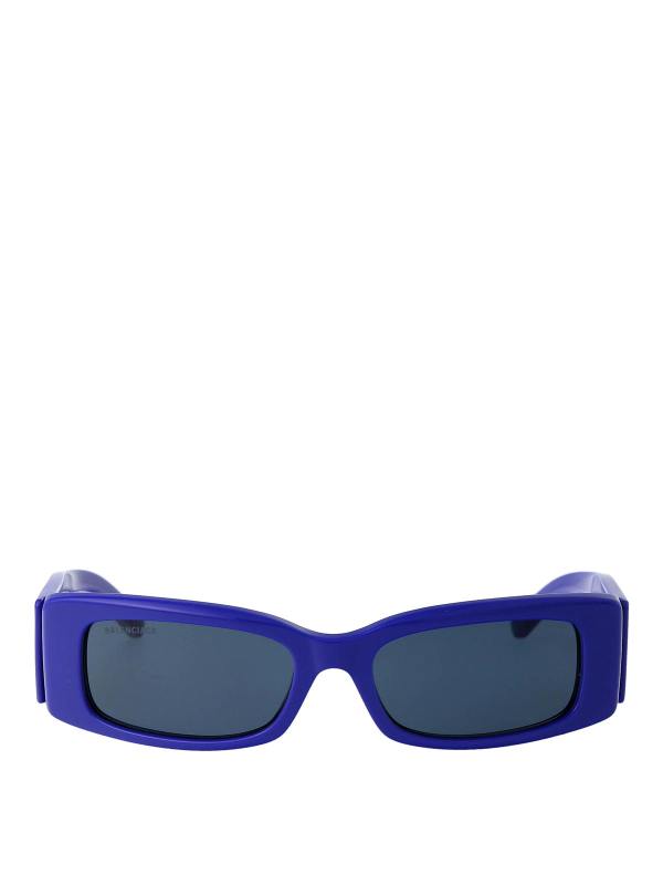 Balenciaga Lunettes De Soleil - Bleu