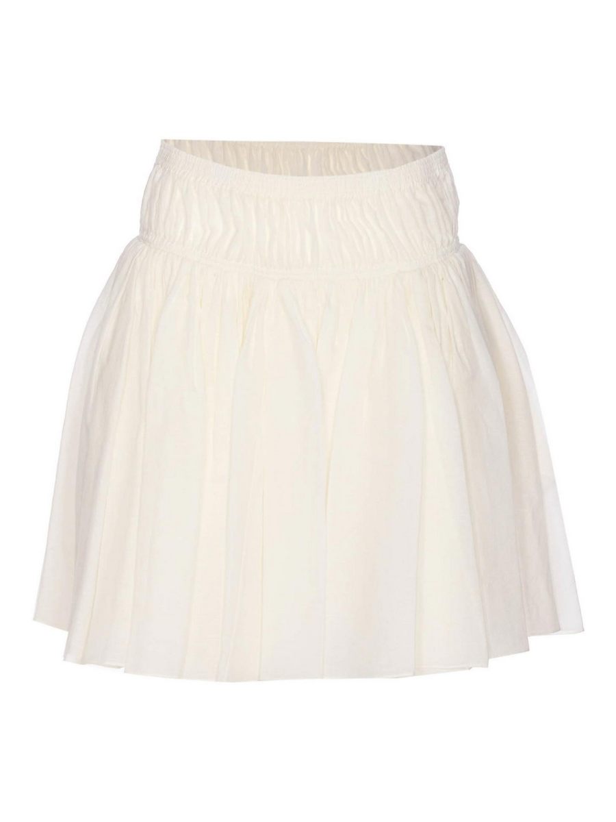 Alaïa Jupe Midi - Blanc