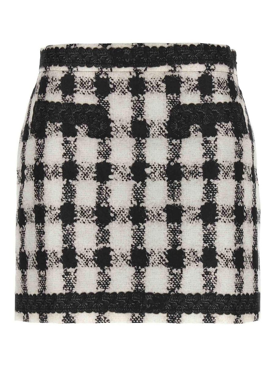 Moschino Mini Jupe - Blanc