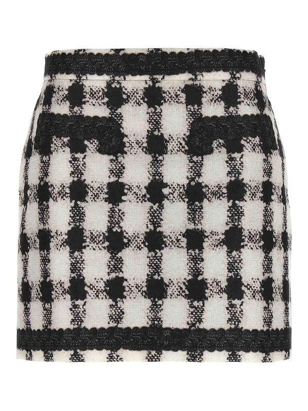 Moschino Mini Jupe - Blanc