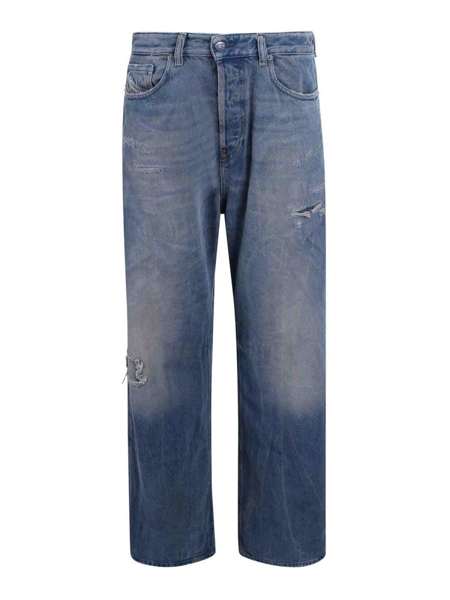 Diesel Jean Droit - Bleu