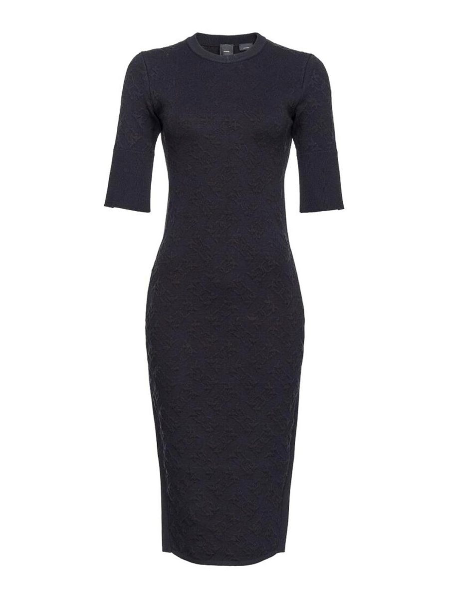 Pinko Robe Au Genou - Noir