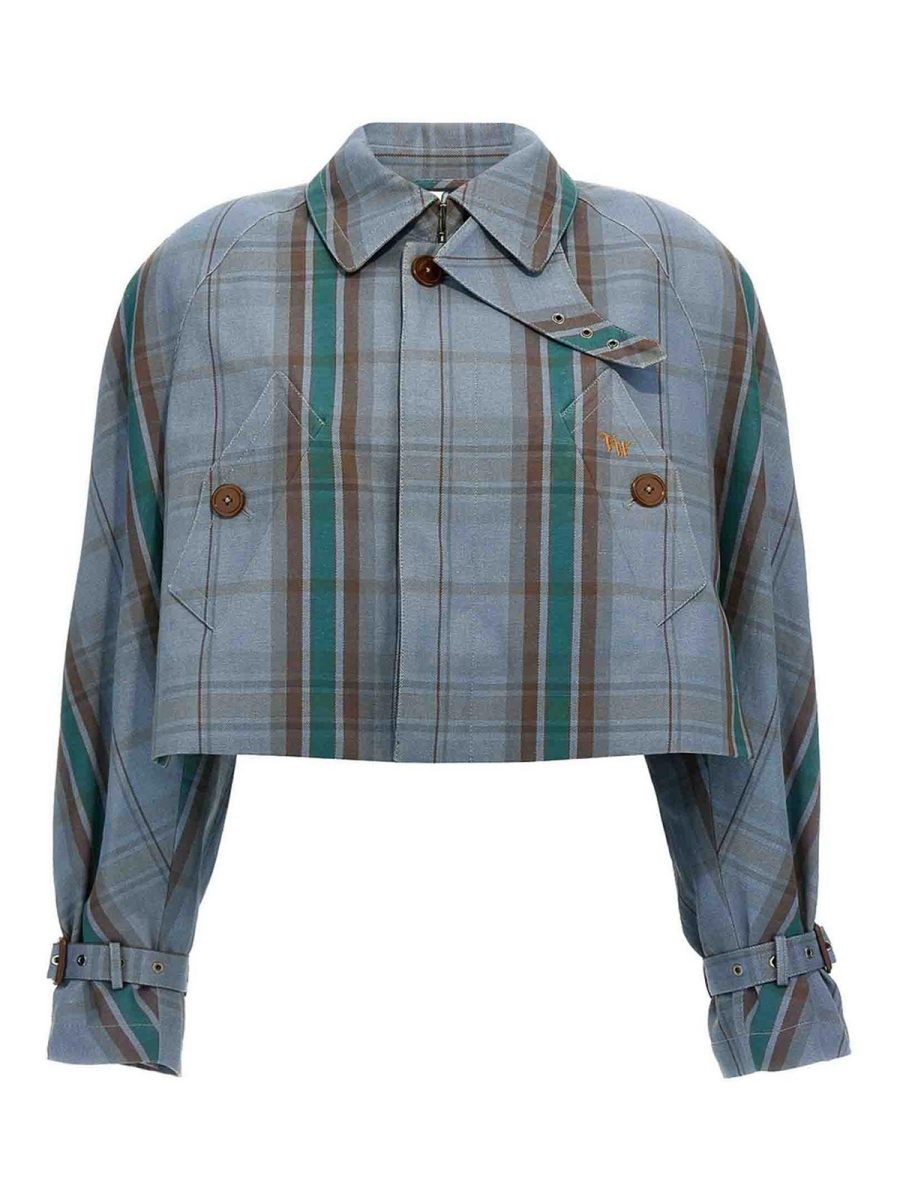 Vivienne Westwood Manteau Court - Multicolore