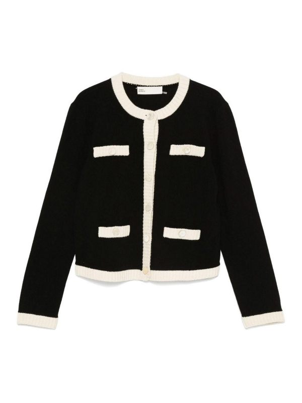 Tory Burch Pull Col Rond - Noir