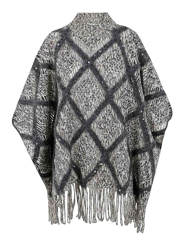 Brunello Cucinelli Cape - Gris