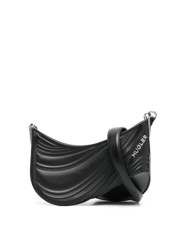 Mugler Sac Porté Épaule - Noir