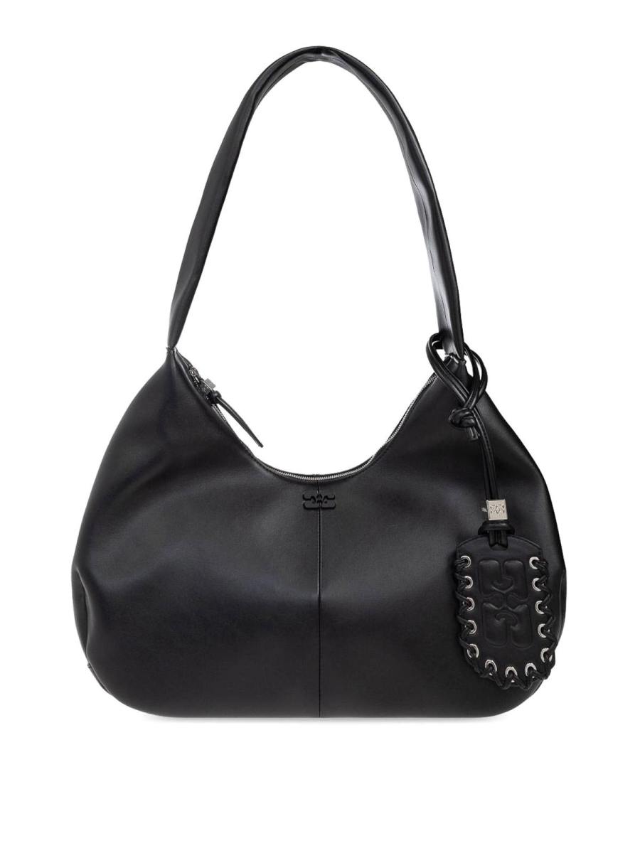 Ganni Sac Porté Épaule - Noir