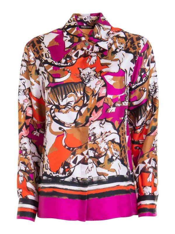 Roberto Cavalli Chemise - Multicolore