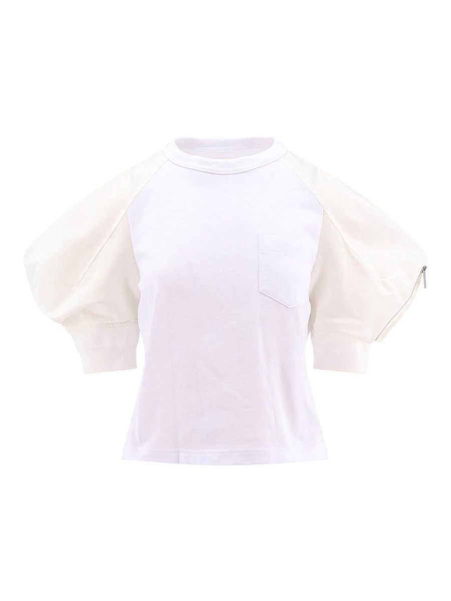 Sacai T-Shirt - Blanc