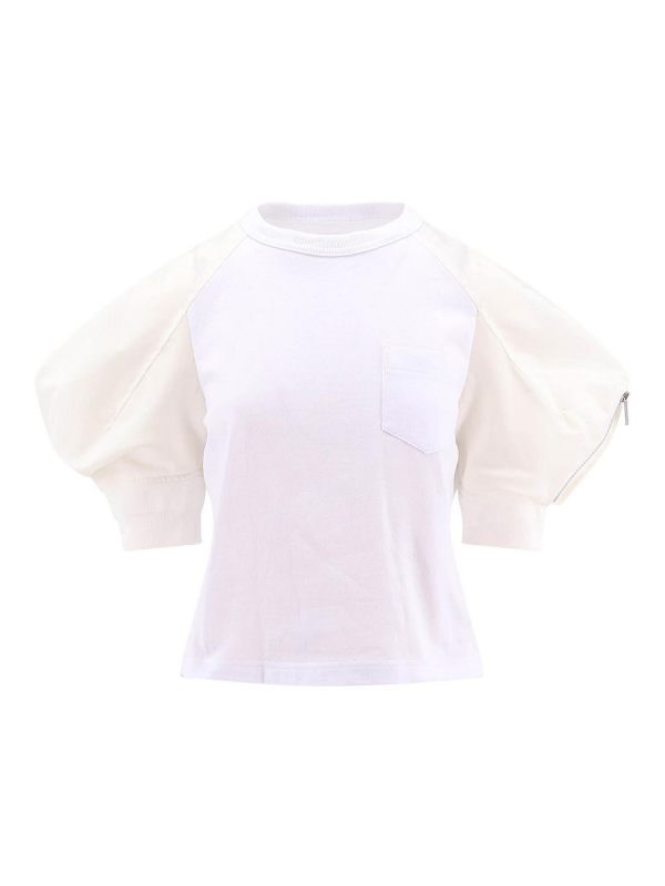 Sacai T-Shirt - Blanc
