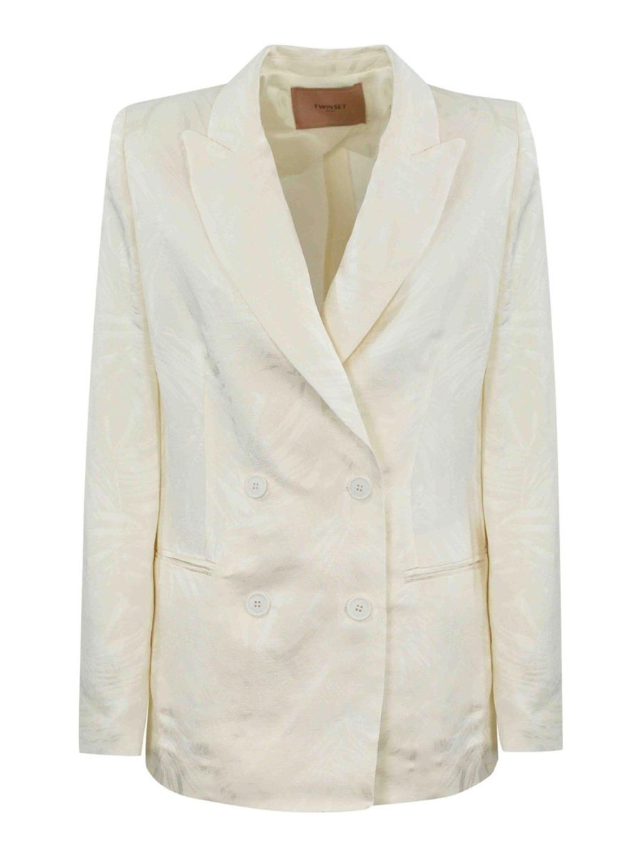 Twinset Veste Casual - Crème