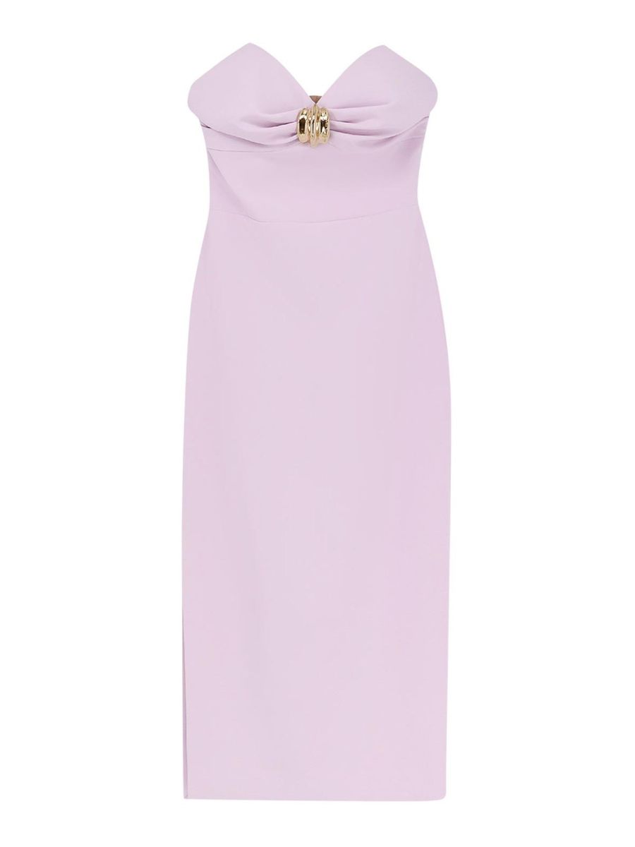 Elisabetta Franchi Robe Au Genou - Couleur Chair