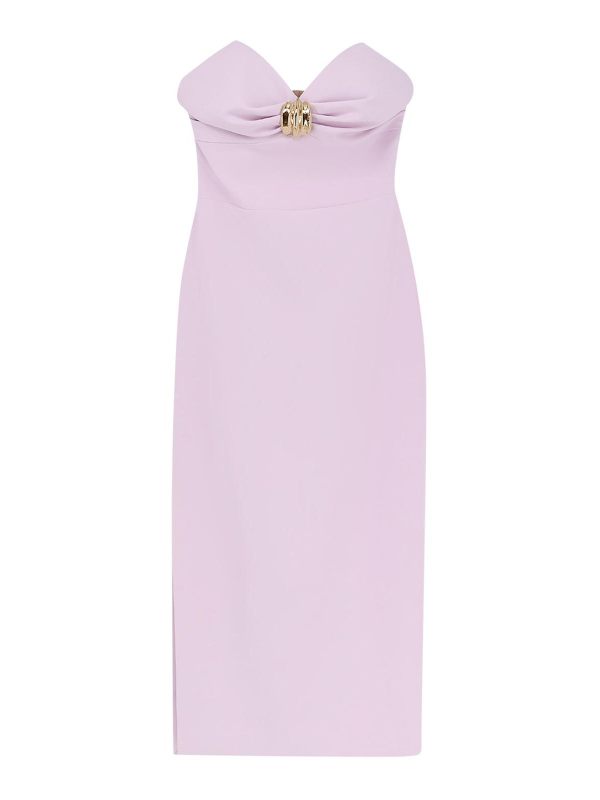 Elisabetta Franchi Robe Au Genou - Couleur Chair