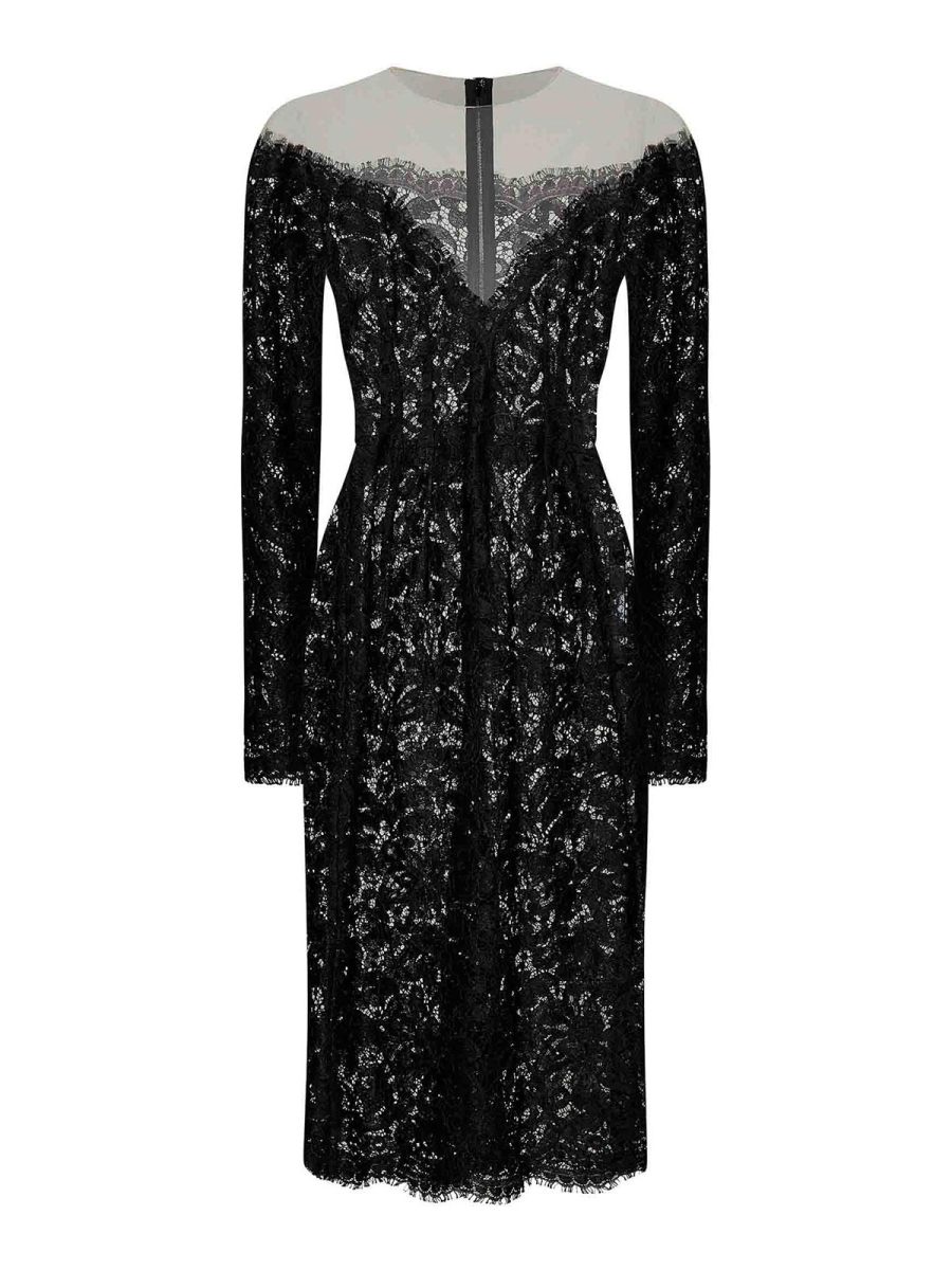 Dolce & Gabbana Robe Au Genou - Noir