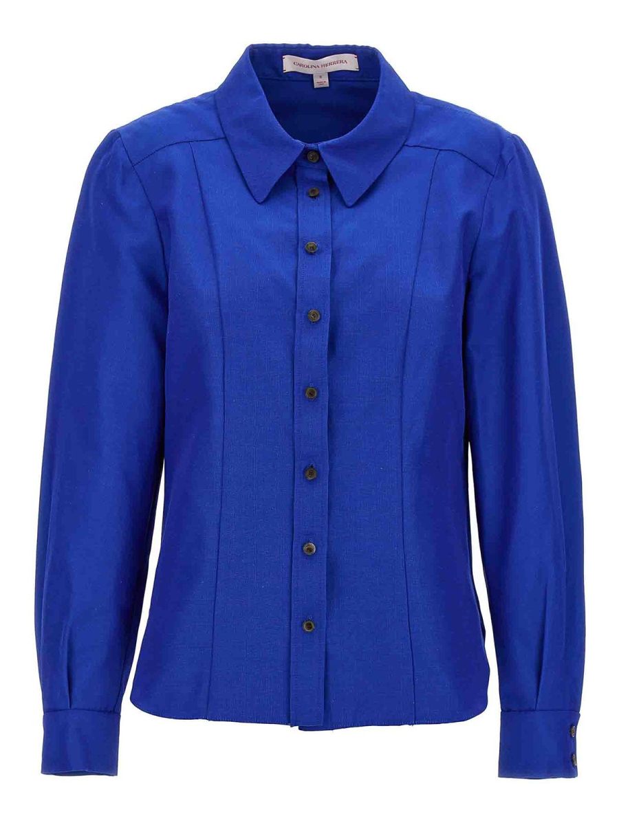 Carolina Herrera Chemise - Bleu
