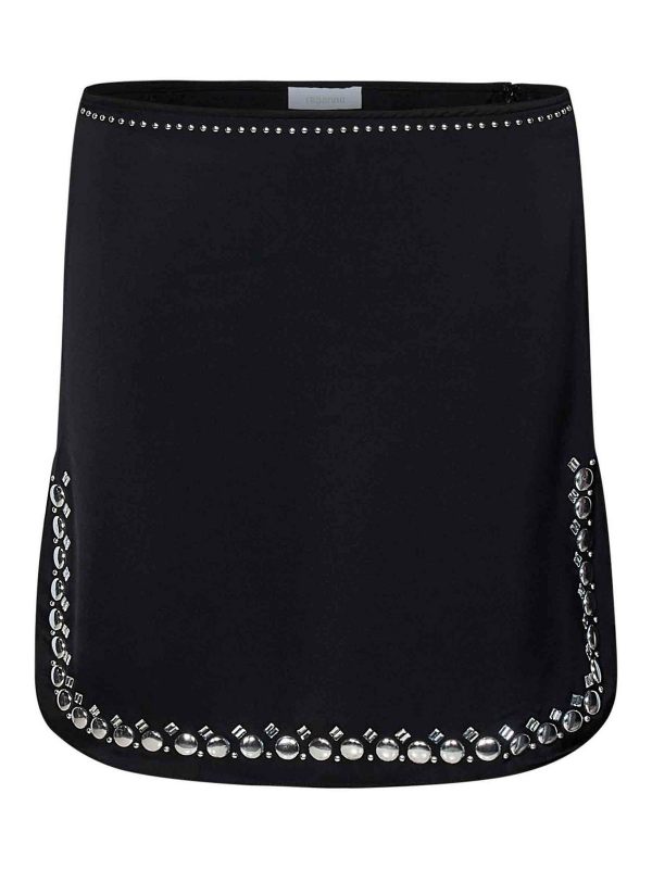 Rabanne Mini Jupe - Noir