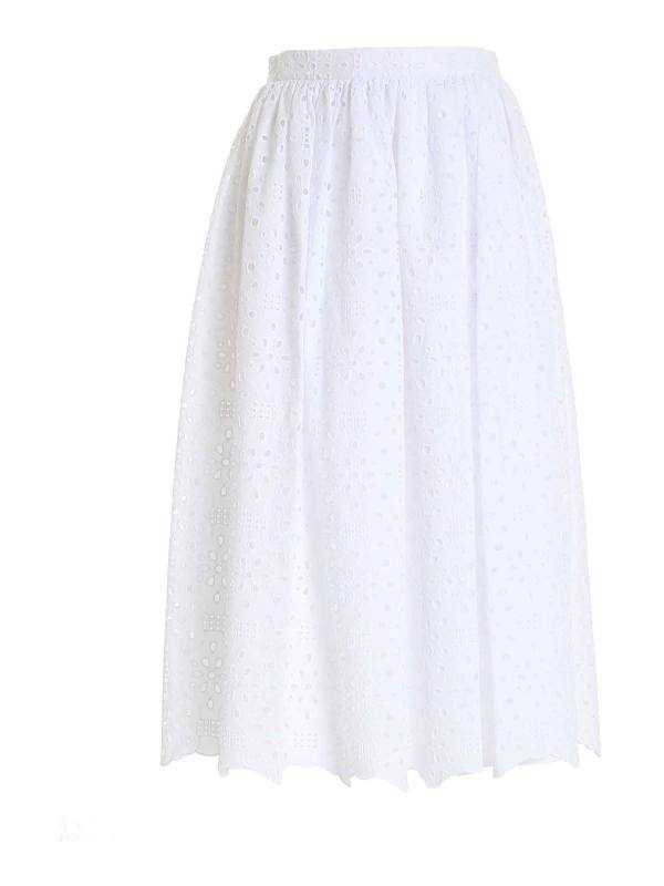 Vivetta Jupe Longue - Blanc