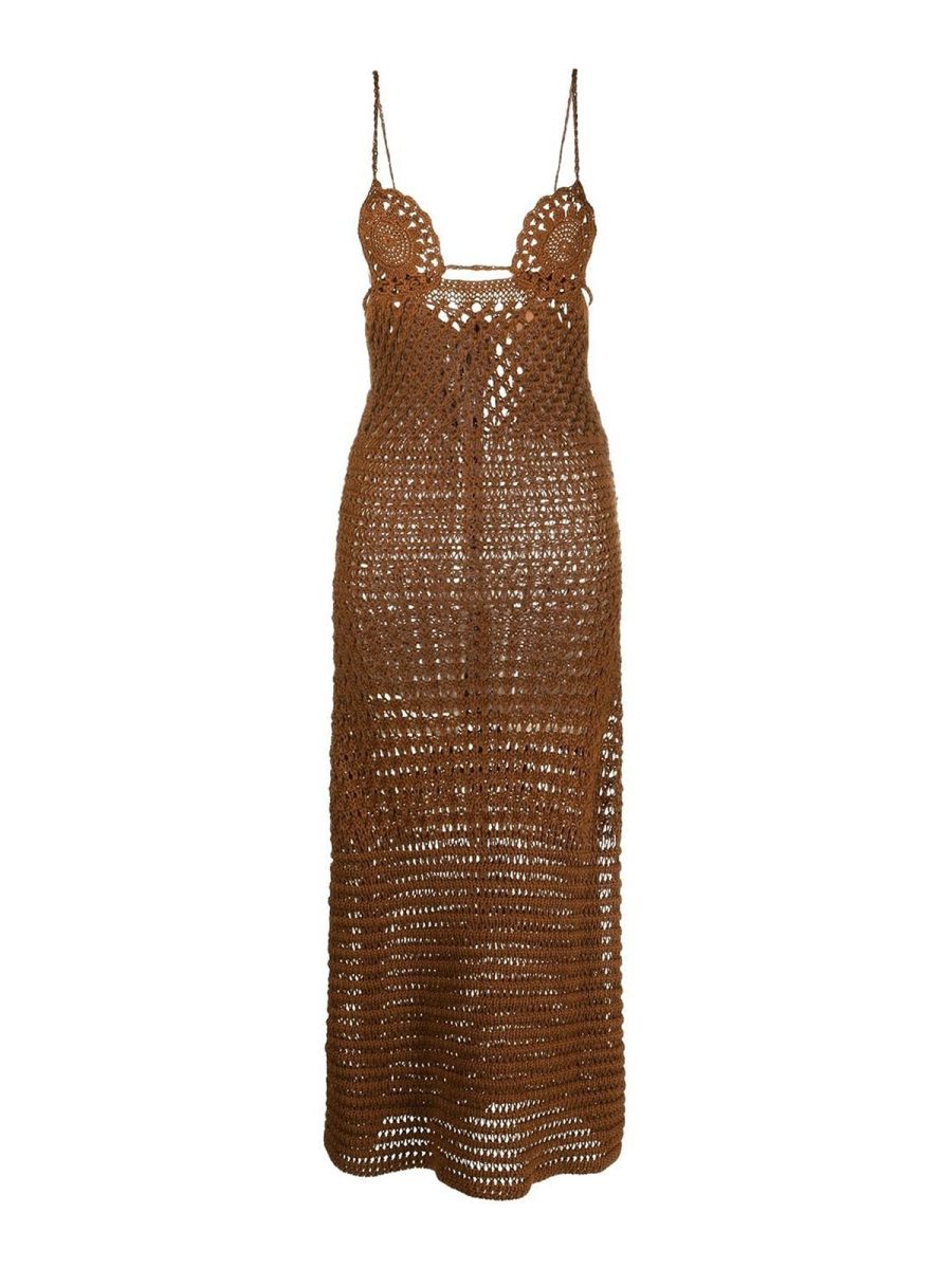 Alanui Maxi Robe - Marron