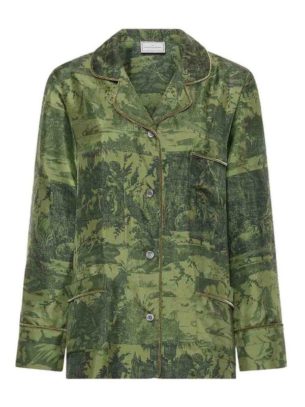 Pierre-Louis Mascia Chemise - Vert