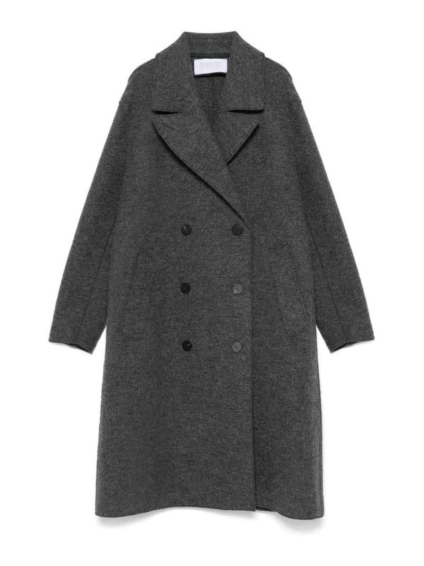 Harris Wharf London Manteau Court - Gris