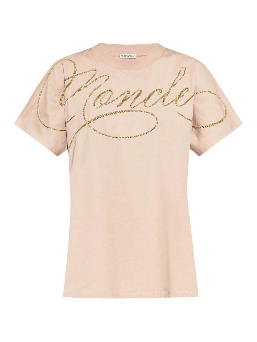 Moncler T-Shirt - Beige