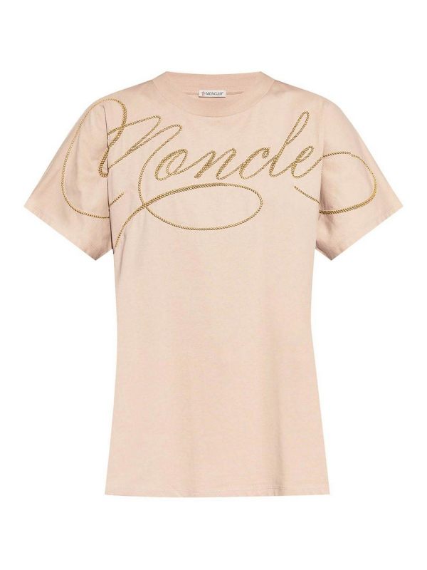 Moncler T-Shirt - Beige