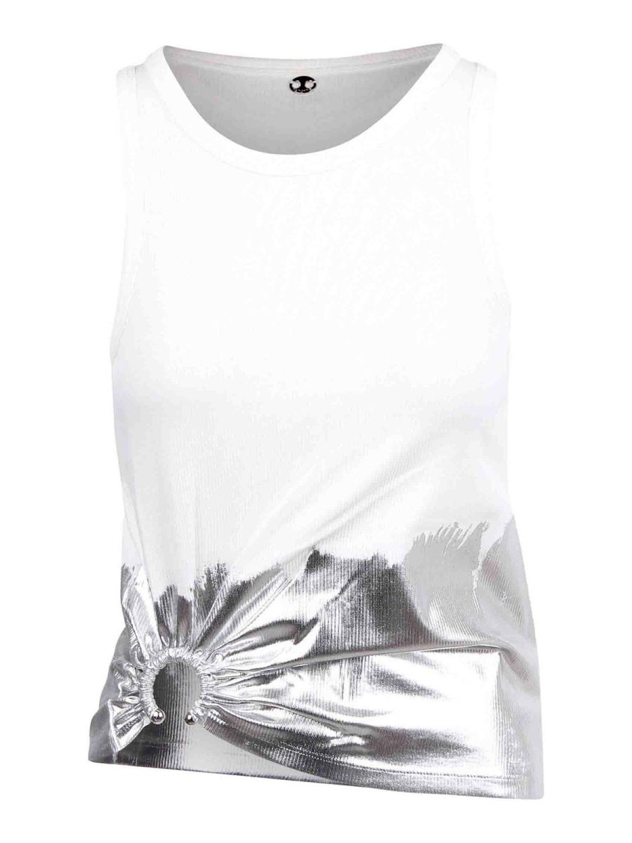 Rabanne Top - Blanc