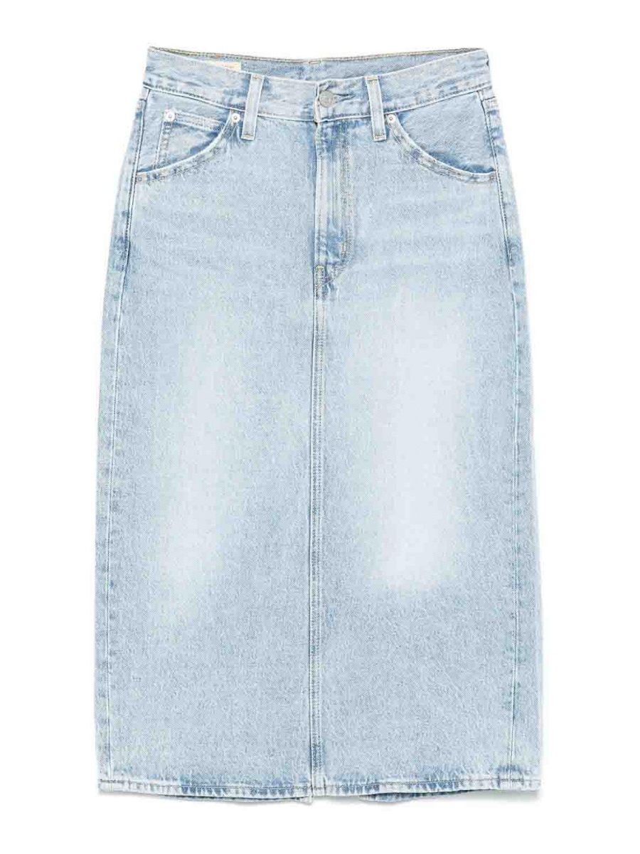 Levi'S Jupe Midi - Bleu