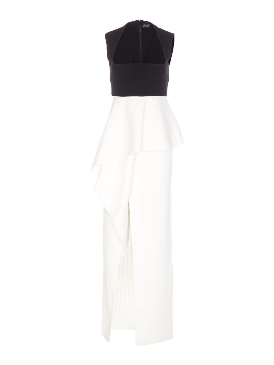 Solace London Maxi Robe - Blanc